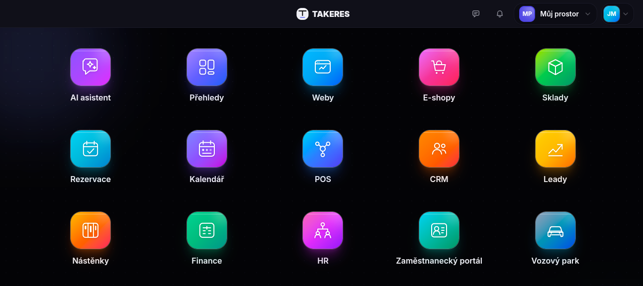TAKERES application preview
